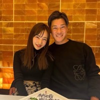 板野友美、高橋奎二選手/高橋奎二選手Instagramより