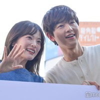 「マイ・ユース(my youth)」サプライズトークイベントに登場したソン・ジュンギ、チョン・ウヒ(C)モデルプレス