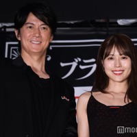 「ブラック・ショーマン」公開直前イベントに出席した福山雅治、有村架純(C)モデルプレス