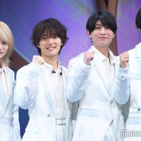 舞台「ANDO」囲み取材に出席した今野大輝、稲葉通陽、本高克樹、鈴木悠仁（C）モデルプレス