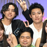 まいか&しんカップル、みれい&だいすけカップル/まいか、しんたろー、早川大輔、神山みれい(C)モデルプレス