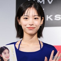 「日々謳歌」発売記念メディア取材会に出席した當真あみ(C)モデルプレス