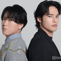 モデルプレスのインタビューに応じた宮舘涼太、水上恒司（C）モデルプレス