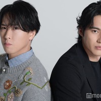モデルプレスのインタビューに応じた宮舘涼太、水上恒司(C)モデルプレス
