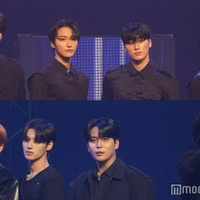 ATEEZ/(上段)ユンホ、ソンファ、サン、ヨサン(下段)ホンジュン、ウヨン、ジョンホ、ミンギ(C)モデルプレス