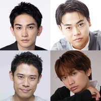 （上段左から）町田啓太、菅生新樹（下段左から）伊藤淳史、藤原丈一郎／「連続ドラマW 池井戸潤スペシャル『かばん屋の相続』」WOWOWにて12月放送・配信（全4話）［第1話無料放送］