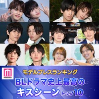 読者が選ぶ「BLドラマ史上最高のキスシーン」トップ10を発表（C）モデルプレス