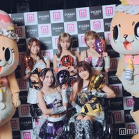 （後列左から）ちぃたん☆、小島夕佳、森下舞桜、陽向こはる、ちぃたん☆（前列左から）月野もあ、猪狩ともか（C）モデルプレス