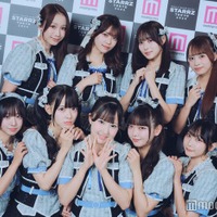 モデルプレスのインタビューに応じた（左上から時計回りに）葉月紗蘭、星谷美来、橋本桃呼、日向端ひな、城月菜央、籾山ひめり、東山恵里沙、松本ももな、涼海すう／高嶺のなでしこ（C）モデルプレス