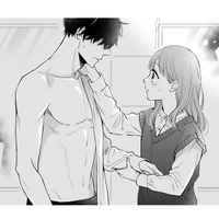 「脱いでください！」お茶をこぼしてしまい自分で言ったものの、彼の裸にドキリ…【黒崎さんの一途な愛がとまらない  #45】