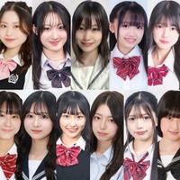 「女子高生ミスコン2025」ファイナリスト/(上段左から)ゆりぼう、ここみ、ののか、佐藤やよ、ももにゃん、りあ、ももか(下段左から)じおん、ゆあきー、ゆな、みゆう、なぎさ、なんり、さらゆめ、ゆめな(提供写真)