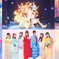(左から時計まわりに)「KAWAII LAB. COLLECTION produced by TGC」ビジュアル、FRUITS ZIPPER、CANDY TUNE、CUTIE STREET、SWEET STEADY(提供写真)