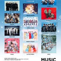 「MUSIC EXPO LIVE 2025」全アーティスト(提供写真)