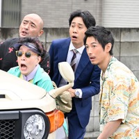 宇野祥平、高畑淳子、大泉洋、ディーン・フジオカ「ちょっとだけエスパー」第2話(C)テレビ朝日