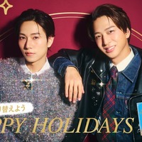 橋本将生、寺西拓人「キールズ」ホリデーコレクション新ビジュアル（提供写真）
