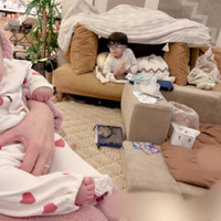 辻希美、連休は子供たちとのんびり！三男＆次女の2SHOT公開「今日は朝から撮影」