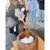 安めぐみ、10歳長女&1歳次女と“毎年恒例”餅つきへ!母としての想いも「色々な行事に触れさせてあげたい」