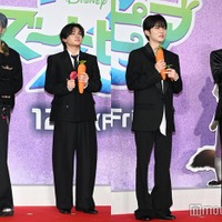 『ズートピア２』前夜祭に出席したMAZZEL・HAYATO、aoen雅久、aoen礼央、&TEAM・MAKI（C）モデルプレス