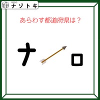 クイズです!「この図が表す都道府県はどこ?」カタカナのように見えますが、角度を変えて考えてみましょう【難易度LV3.・中辛】