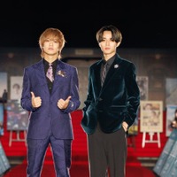 レッドカーペットに登場したKing ＆ Prince／高橋海人、永瀬廉（提供写真）