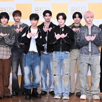 （後列左から）MAKI（マキ）、EJ（ウィジュ）、JO（ジョウ）、FUMA（フウマ）、K（ケイ）（前列左から）TAKI（タキ）、HARUA（ハルア）、YUMA（ユウマ）、NICHOLAS（ニコラス）／&TEAM（C）モデルプレス