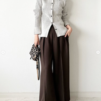 旬のワイドパンツ、下半身が気になるならどんなデザインがいい？【40代の毎日コーデ】