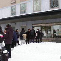 北海道大学試験場（札幌キャンパス）2026年1月17日 共通テスト1日目のようす（記事の内容とは関係ありません）