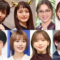 （上段左から）城田優、入山法子、中村アン、倉科カナ（下段左から）杉野遥亮、杉咲花、齊藤京子、城田優（C）モデルプレス