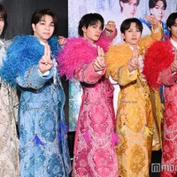 M!LK（左から）山中柔太朗、塩崎太智、佐野勇斗、吉田仁人、曽野舜太（C）モデルプレス