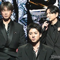 「ちるらん 新撰組鎮魂歌」制作発表に登場した綾野剛、山田裕貴、松本潤（C）モデルプレス