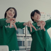 天海祐希、櫻井翔／セブン‐イレブン新テレビCM「朝セブン最高篇」（提供写真）