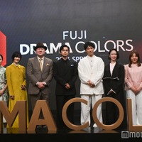 イベントに出席した（左から）高杉真宙、木南晴夏、橋本愛、佐藤二朗、北村匠海、ディーン・フジオカ、黒木華、野呂佳代、本郷奏多（C）モデルプレス