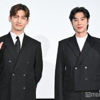 東方神起 20th Anniversary Film「IDENTITY」公開記念舞台挨拶に出席したチャンミン、ユンホ（C）モデルプレス