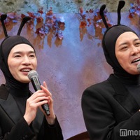 深澤辰哉のことを「仙道」と称する有田哲平、「やめてください！」と謙遜する深澤辰哉（C）モデルプレス