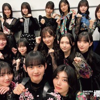 櫻坂46写真集「櫻撮 VOL.01」山崎天（※「崎」は正式には「たつさき」）が自撮りした集合写真（提供写真）