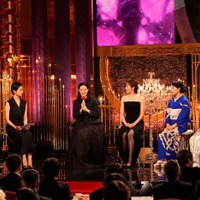 （左から）羽鳥慎一、河合優実、蒼井優、森田望智、高畑充希、寺島しのぶ、森七菜（C）日本アカデミー協会