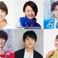 （上段左から）白石美帆、高木菜那、塩崎太智（下段左から）曽野舜太、風間俊介、柳原可奈子（提供写真）