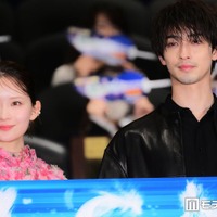 「名探偵コナン ハイウェイの堕天使」公開記念舞台挨拶に出席した畑芽育、横浜流星（C）モデルプレス