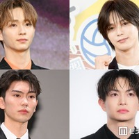 （上段左上より）野村康太、K、綱啓永、樋口幸平（C）モデルプレス