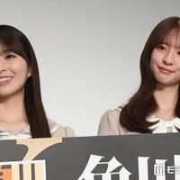 映画「時をかける少女 4Kデジタル修復版」の先行上映会＆スペシャルイベントに出席した小川彩、菅原咲月（C）モデルプレス