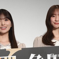 映画「時をかける少女 4Kデジタル修復版」の先行上映会＆スペシャルイベントに出席した小川彩、菅原咲月（C）モデルプレス