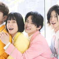 モデルプレスの取材に応じたじん、おヨネ、ケンケン、サカイJr.／モナキ（C）モデルプレス