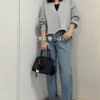 春夏デニムは決めた？足首が出る【GU】ストレートジーンズは、デイリーコーデに活躍しそう！【40代の毎日コーデ】