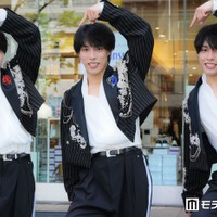 （左から）「DAISUKI」予約リリースイベントに出席した（左から）綾人、颯人、嘉人／佐藤三兄弟（C）モデルプレス