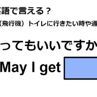英語で「通ってもいいですか」は何て言う？