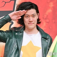 「新劇場版☆ケロロ軍曹 復活して速攻地球滅亡の危機であります！」公開直前イベントに出席した粗品（C）モデルプレス
