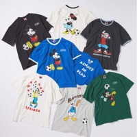 MICKEY MOUSE / ミッキー マウス 別注 サッカー プリント Tシャツ ©Disney