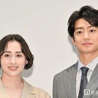 「一緒にごはんをたべるだけ」先行試写会＆制作発表記者会見に出席した早見あかり、伊藤健太郎（C）モデルプレス