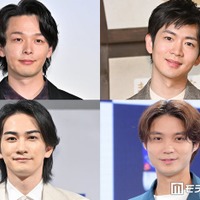 （上段左から時計回り）中村倫也、松下洸平、磯村勇斗、町田啓太（C）モデルプレス