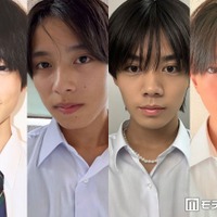「高一ミスターコン2026」暫定上位4人（提供写真）